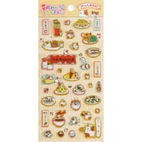 【平成ハピハピコレクション】 ハムちゃん商店街 シール ステッカー