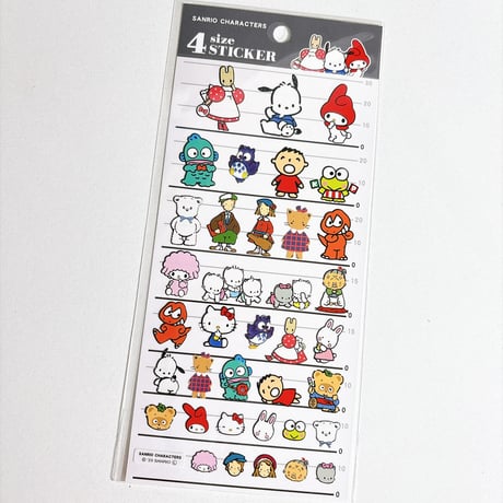 【4サイズステッカー】  《サンリオキャラクターズMIX》 シール ステッカー