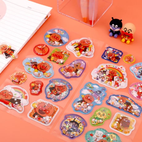 【ウォーターステッカー】韓国限定！アンパンマン シール ステッカー