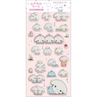 【ふにふにシール】  《 ぶるぶるどっぐ 》 ピーチのかおりつき クッションシール