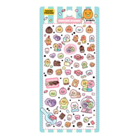 【POP OP POPCORN STICKER】 《KAKAOFRIENDS/HAPPY MIX(ライトブルー)》ステッカーシール