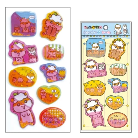 【ウォーターインシール】 《サンリオキャラクターズ/コロコロクリリン(カラフル)》 ステッカーシール