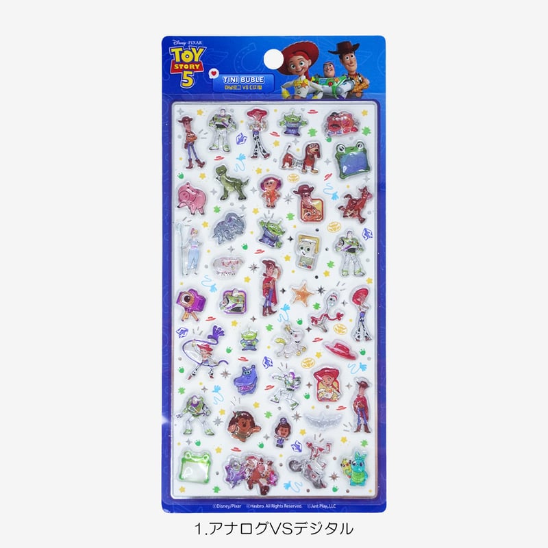 韓国シール】TINI BUBLE STICKER《トイストーリー5》シール | SHIROI