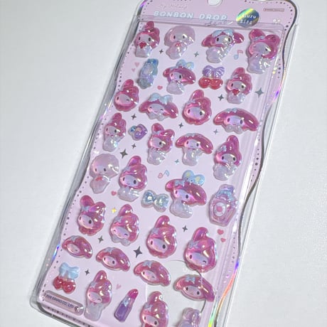 【ボンボンドロップシールchurukira】《マイメロディ》シール ステッカー