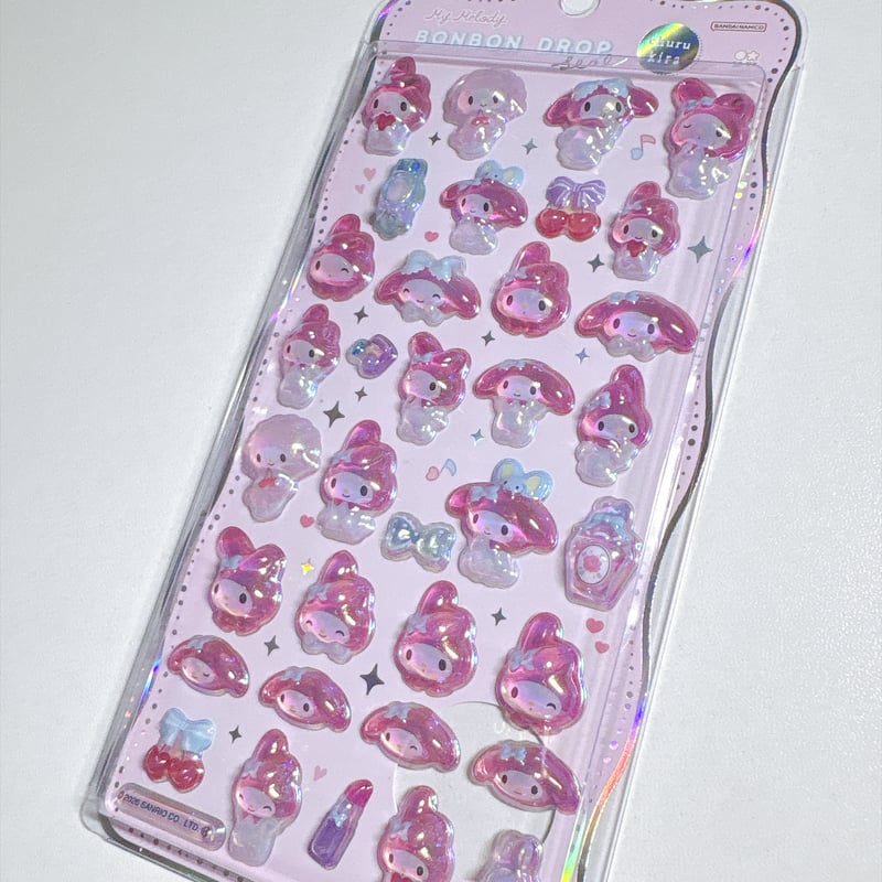 ボンボンドロップシールchurukira】《マイメロディ》シール ステッカー