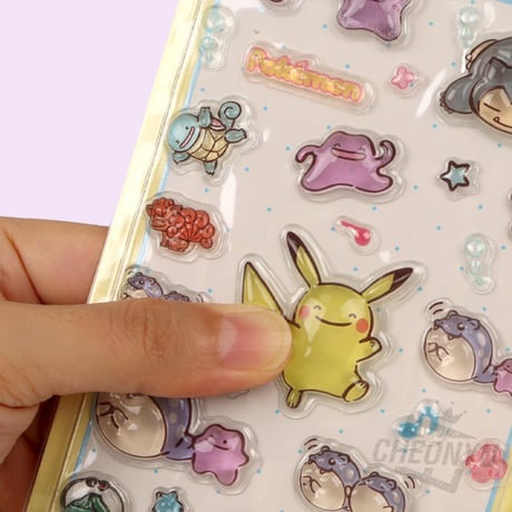 【韓国シール】DECO BONBON STICKER《ポケットモンスター(ポケモン)》シール