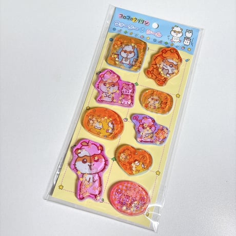 【ウォーターインシール】 《サンリオキャラクターズ/コロコロクリリン(カラフル)》 ステッカーシール