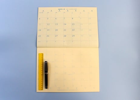 A4手帳2027年上期 (Z-85DO)