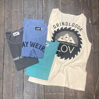 【GRINDLODGE x LOV 】GARMENT DYE TANKTOP - XXL