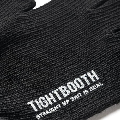 TIGHTBOOTH LOGO FINGERLESS GLOVE FW26-A09
