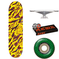 スケボー 7.8インチ コンプリート えびせん スケボー デッキ EVISEN SKATEBOARDS TAKADA TIGER YELLOW MELLOW CONCAVE 7.8