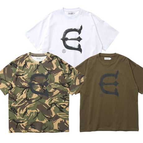EVISEN SKATEBOARDS E LOGO TEE 26FW_T05