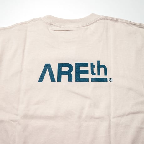 AREth LOGO S/S TEE Greige