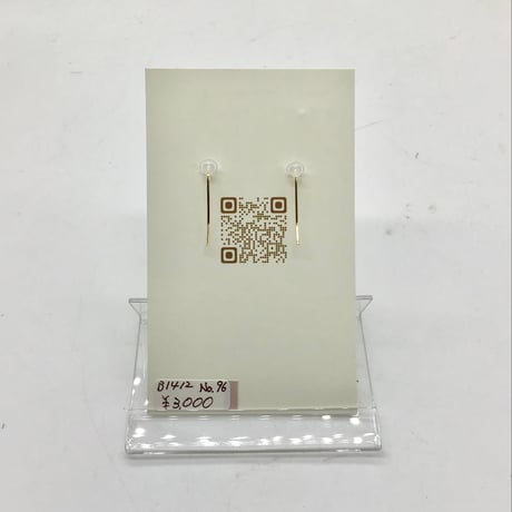 【Lace Art.noA】レースとフープのピアス B1412-96