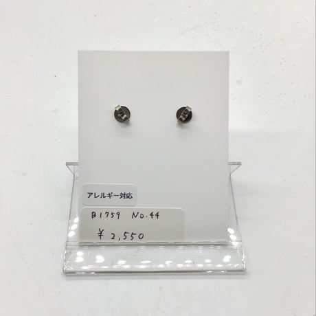 【simarisuya】花びらとリボンのピアス B1759-44
