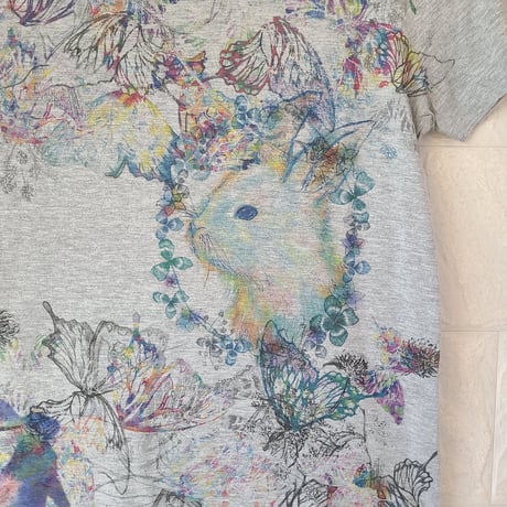 Tシャツ(男女共用Mサイズ)(綿80%ポリエステル20%)