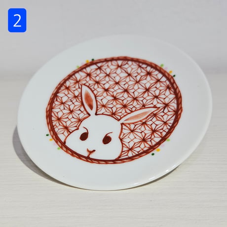 赤絵豆皿