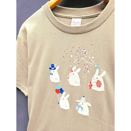 5周年記念Tシャツ/ｸﾞﾚｰｼﾞｭ(男女共用M・Lサイズ)(綿100%)  のコピー