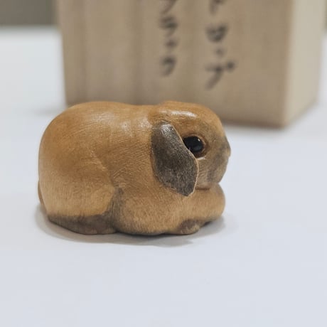 ホーランドロップ トータスブラック 小置物