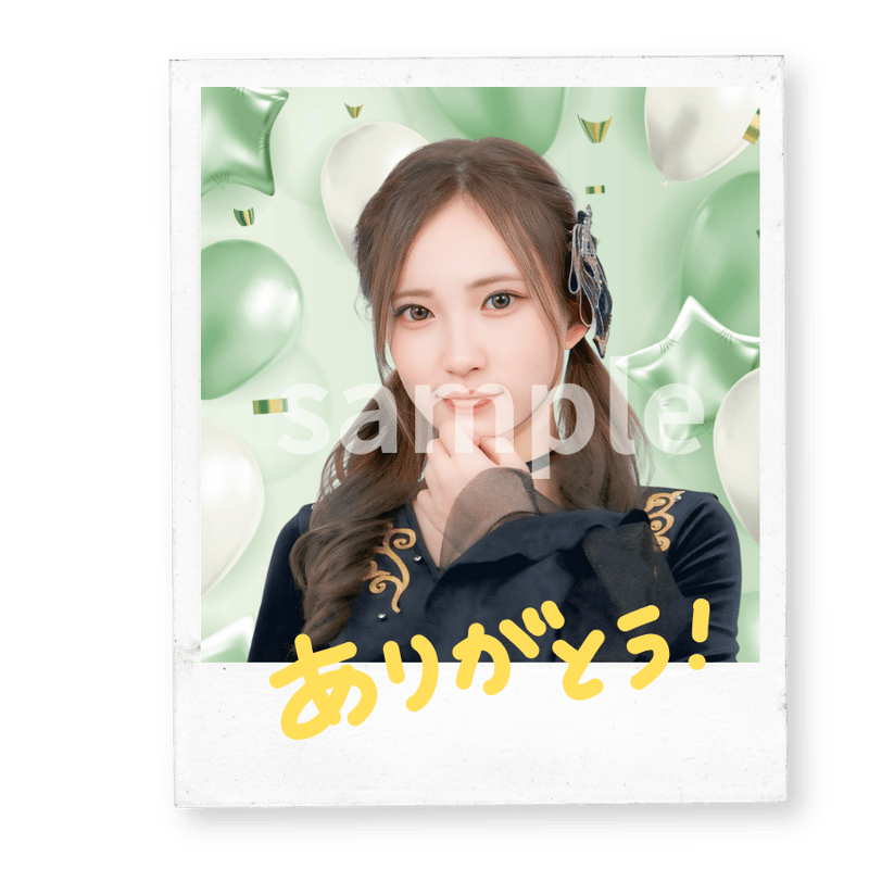 郵送】森川美彩 -チェキ（誕生ドレス2026） | ルナリウムオフィシャルSHOP