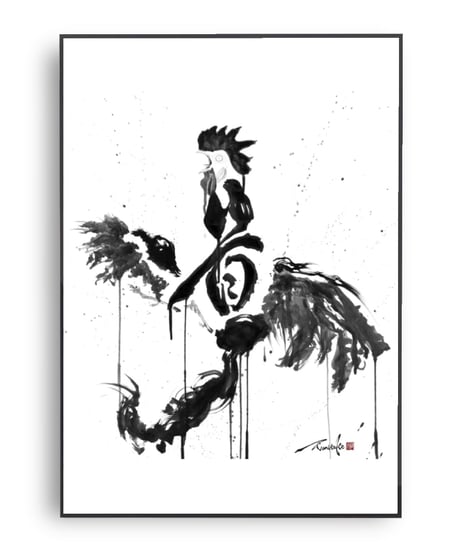 Art Poster｜道×軍鶏　WAY×SHAMO