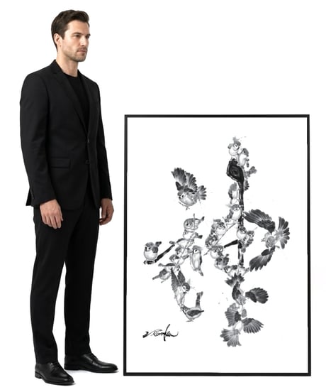 Art Poster｜神×雀　SHIN×SPARROW