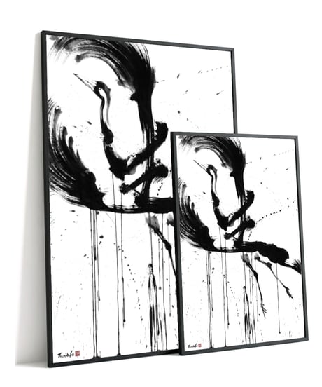 Art Poster｜生×鶴　LIFE×CRANE