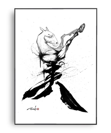 Art Poster｜美×馬　BI×HORSE