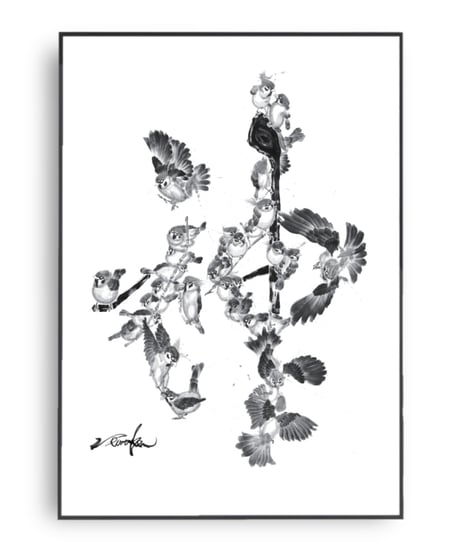Art Poster｜神×雀　SHIN×SPARROW