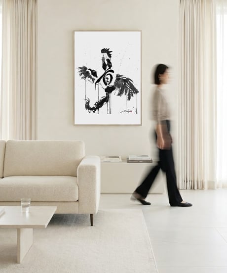 Art Poster｜道×軍鶏　WAY×SHAMO