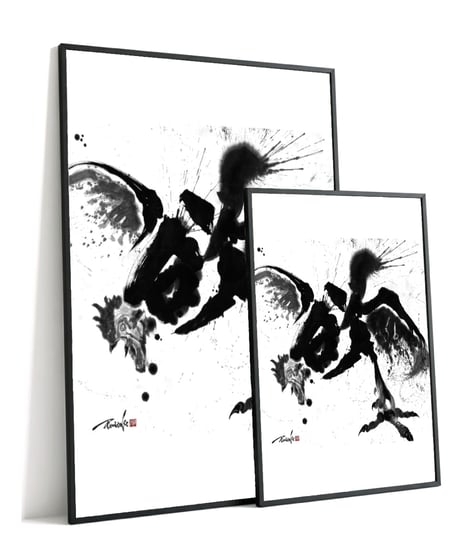 Art Poster｜欲×軍鶏　DESIRE×SHAMO