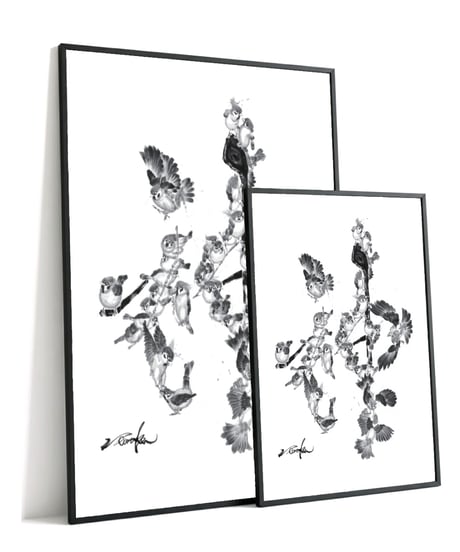 Art Poster｜神×雀　SHIN×SPARROW