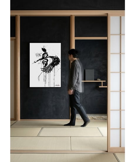 Art Poster｜音×鶴　ON×CRANE