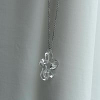 glass necklace_ hibi me chain