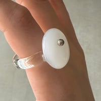 glass ring_tane / silver