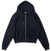 WAFFLE ZIP UP HOODIE (COOMEFW26CS02) NAVY