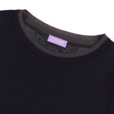 SHEER LAYERED TOP (COOMEFW26CS03) DARK NAVY