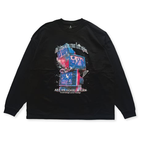 Oldtime Vibes L/S Tee / BLACK