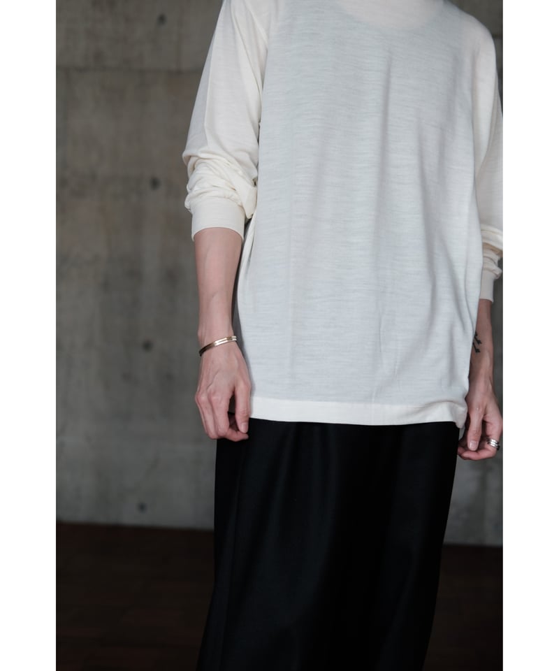 LIFiLL / Woolish Longsleeve Tee(Off White) | PARK