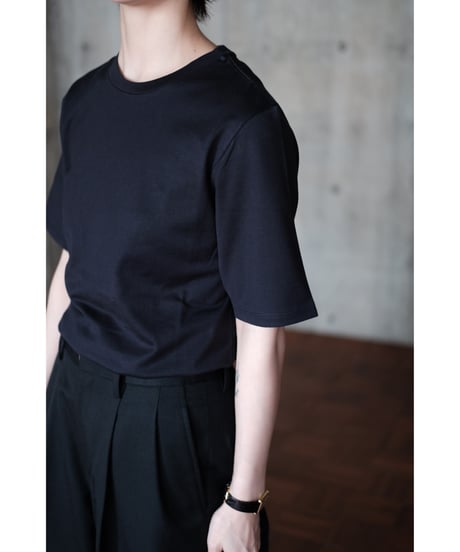 LIFiLL / Cottony Compact Tee(Navy)