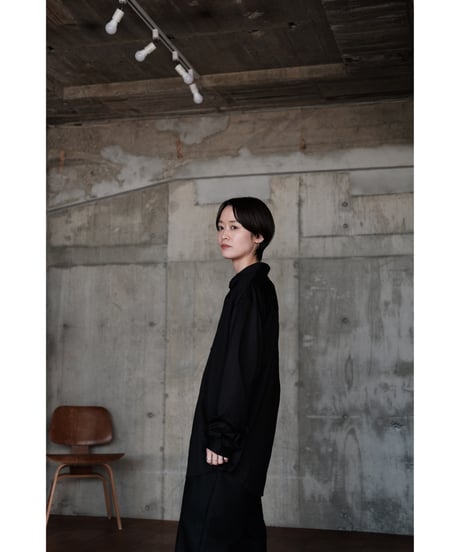 LIFiLL / 【Special Edition】GIZA45 Oversized Shirt(Kyoto Black)