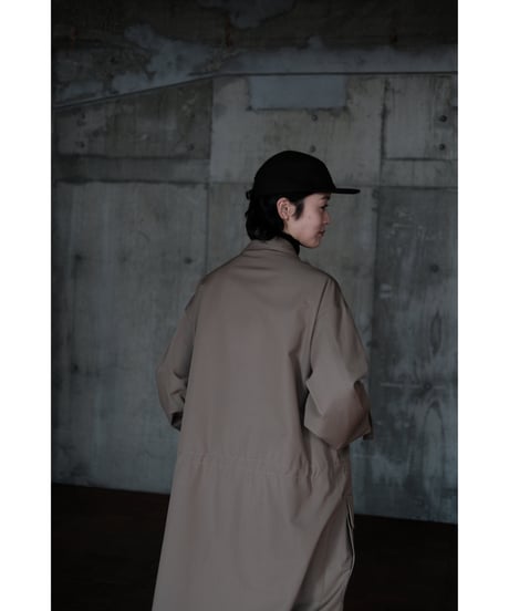 BISOWN / ALPACA DOUBLECLOTH CAP(DARK BROWN)