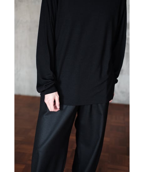 LIFiLL / Woolish Longsleeve Tee(Black)