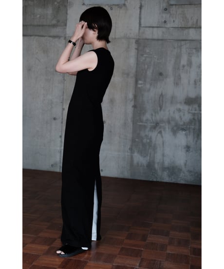 LIFiLL / Cottony Sleeveless Dress(Black)