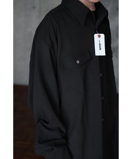 I am dork / Work Shirt(ViscoseCotton/Brown)