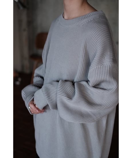 【26AW先行予約商品】LIFiLL / Cottony Crewneck Sweater(Light Grey)
