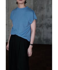 LIFiLL / Woolish French Sleeve Tee(Blue)