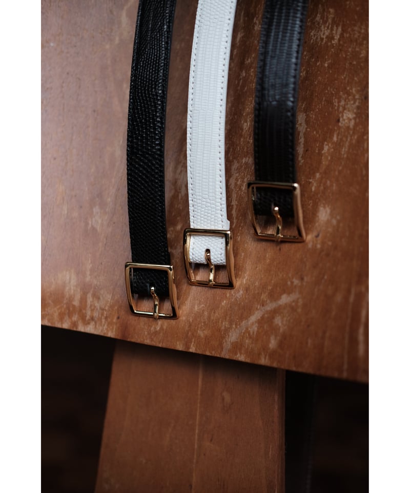 BISOWN / LIZARD SQUARE CLASSIC BELT(3colors) |