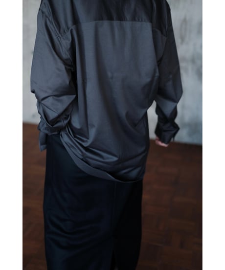 【26AW先行販売商品】LIFiLL / GIZA45 Oversized Shirt(Charcoal)