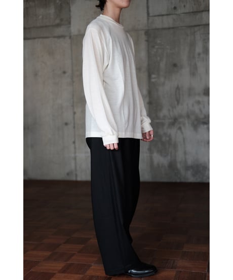LIFiLL / Woolish Longsleeve Tee(Off White)